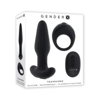 Duo Vibrador Control Remoto Gender X Teamwork