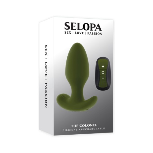 Selopa The Colonel Green Vibrating Plug