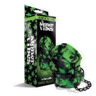 Stoner Vibes Glow in the Dark Wrist Cuffs for BDSM