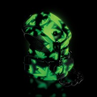 Stoner Vibes Glow in the Dark Wrist Cuffs for BDSM