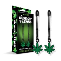 Stoner Vibes Adjustable Tweezer Nipple Clamps - Fun and Customizable