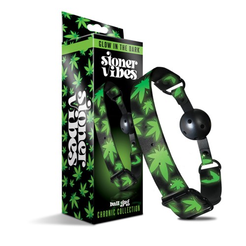 Stoner Vibes Chronic Glow in the Dark Ball Gag