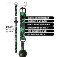 Stoner Vibes Chronic Glow in the Dark Ball Gag