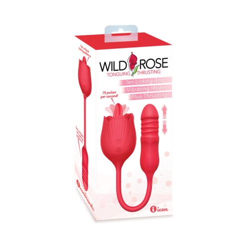 Wild Rose Vibrador de Succión y Golpes