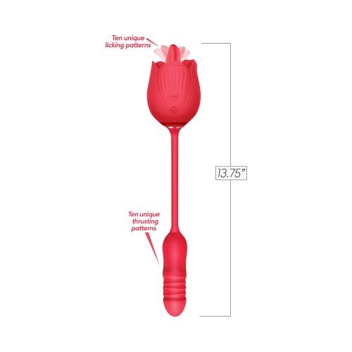 Wild Rose Vibrador de Succión y Golpes