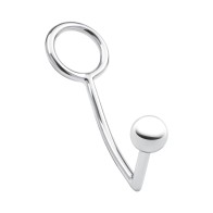 Blue Line Stainless Steel Anal Hook and Cock Ring