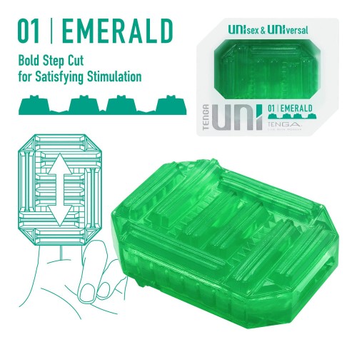 Tenga Uni Esmeralda Artículo de Placer Unisex