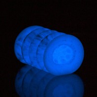 Addiction Glow-in-the-Dark Reversible Silicone Stroker - Exciting 2-in-1 Pleasure