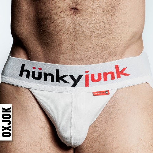 Oxballs Oxjok Hunker Comfy-Pouch Jock White