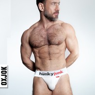 Oxballs Oxjok Hunker Comfy-Pouch Jock White