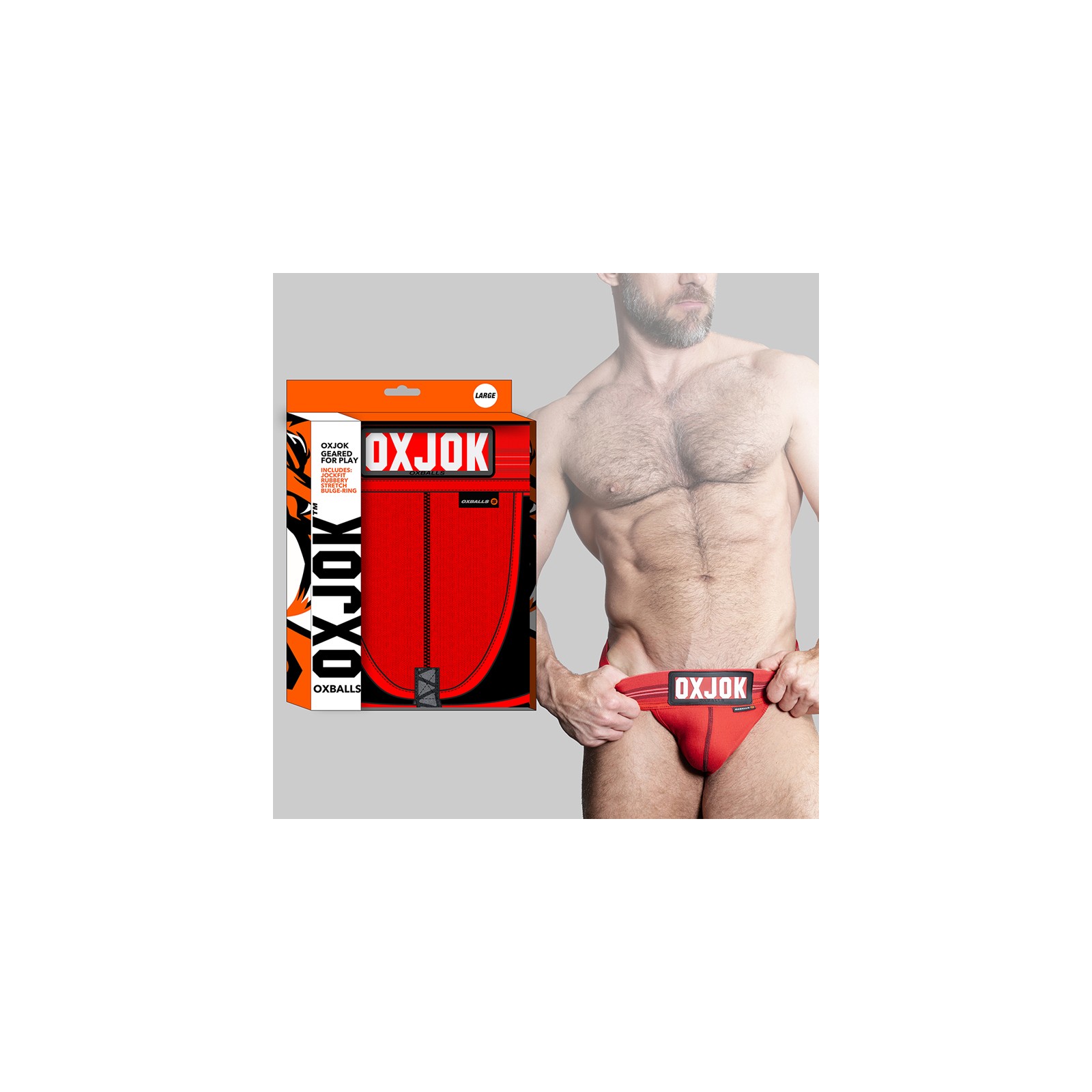 Oxballs Oxjok Slingjock Upthrust Rojo Caliente Talla S