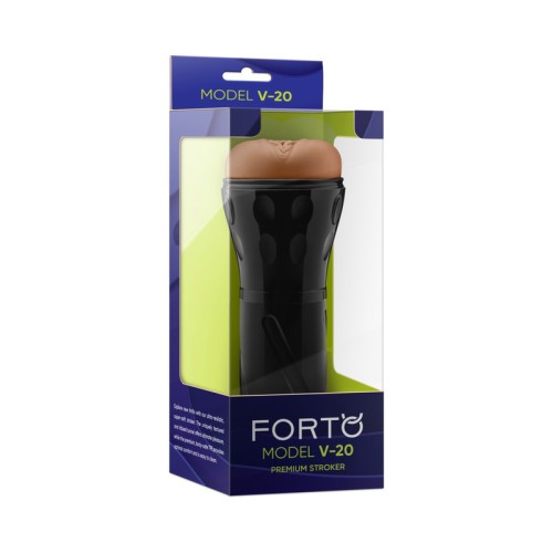 Forto V-20 Stroker Tan - Ultimate Pleasure Experience