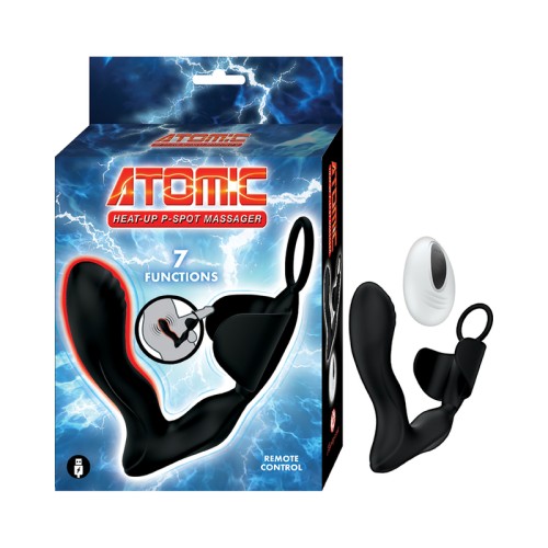 Atomic Heat-Up P-Spot Massager Black for Ultimate Pleasure