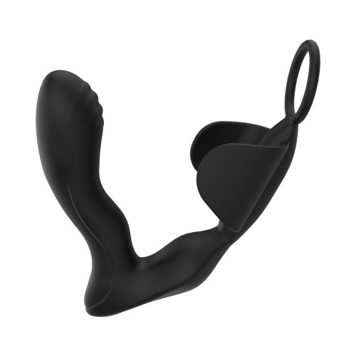 Atomic Heat-Up P-Spot Massager Black for Ultimate Pleasure