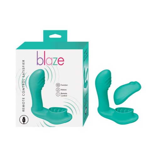 Blaze Remote Control Dual Stimulator Aqua