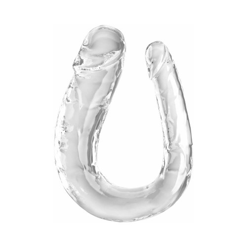 King Cock Clear Large Double Trouble - Realistic Double Dildo