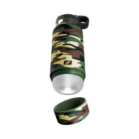 PDX Plus Fap Flask Happy Camper Masturbador Discreto Camo Frosted