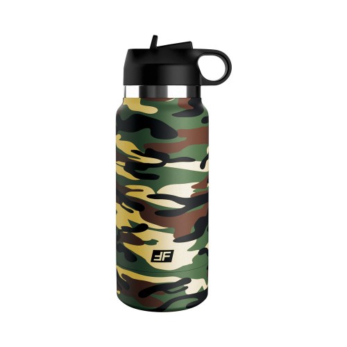 PDX Plus Fap Flask Happy Camper Masturbador Discreto Camo Frosted