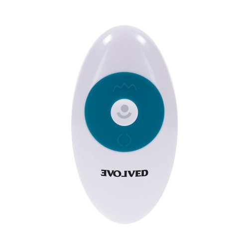 Evolved Tsunami Rechargeable Vibrating Dildo Silicone Teal