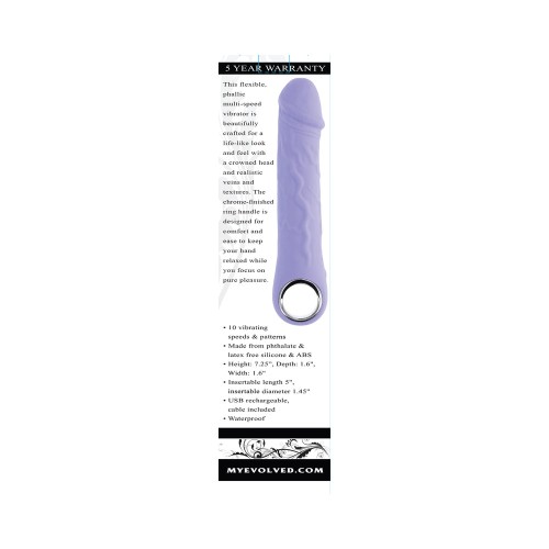 Evolved Purple Fantasy Vibrador Recargable de Silicona