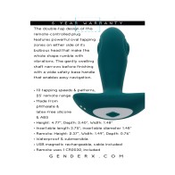 Plug Anal Vibrador Gender X Tunnel Tapper