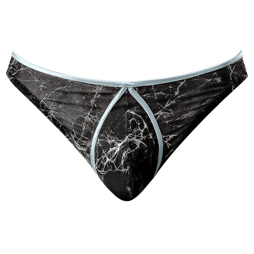 Male Power Marble Mesh Mini Thong for Comfort