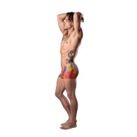 Male Power Pouch Corto Multicolor Your Lace or Mine Talla S