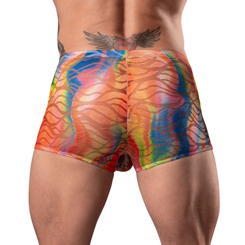 Male Power Pouch Corto Multicolor Your Lace or Mine Talla S