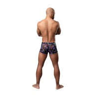 Male Power Hazy Dayz Pouch Short Mushrooms S - Fun and Comfort