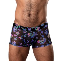 Male Power Hazy Dayz Pouch Short Mushrooms S - Fun and Comfort