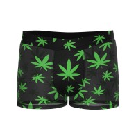 Male Power Hazy Dayz Pouch Short - Pot Leaf