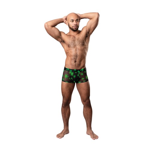 Male Power Hazy Dayz Pouch Short Pot Leaf XL - Comfort Meets Fun