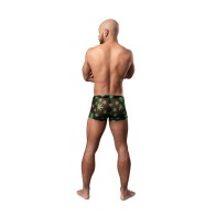 Male Power Pantalones Cortos Hazy Dayz Pouch Hoja Pot XL - Comodidad y Diversión