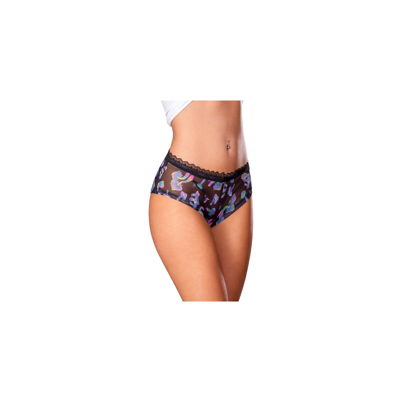 Magic Silk Boy Short Hazy Dayz en Negro