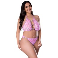 Magic Silk Daisy Bralette & Panty Set - Fun Lingerie