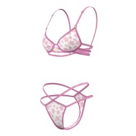 Magic Silk Daisy Bra & Thong Set