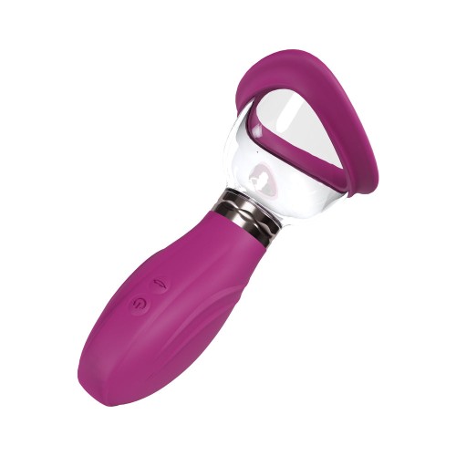 Bomba Automática Recargable Deliciosa para Vulva y Pechos Rosa