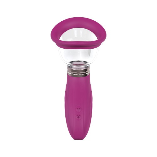 Bomba Automática Recargable Deliciosa para Vulva y Pechos Rosa