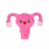 Shots Happy Uterus Cuterus Stuffy Pink for Fun Intimate Play