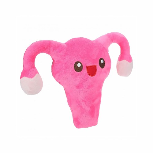 Shots Happy Uterus Cuterus Stuffy Pink for Fun Intimate Play