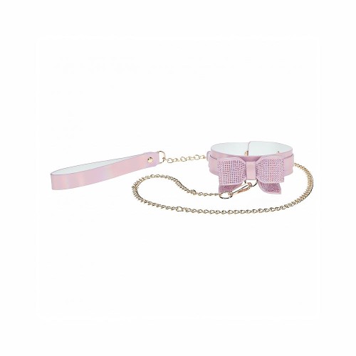 Ouch! Paris Collection Collar and Leash Pink