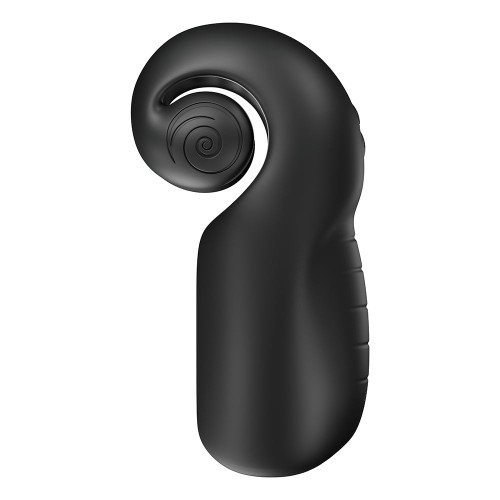 Masturbador Recargable Snail Vibe Evo Negro - Placer Definitivo