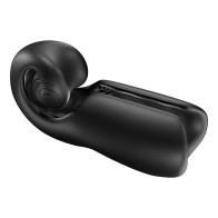 Masturbador Recargable Snail Vibe Evo Negro - Placer Definitivo