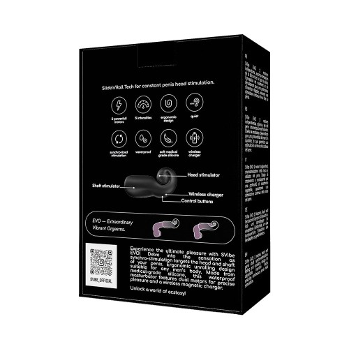 Snail Vibe Evo Rechargeable Masturbator Black - Ultimate Pleasure