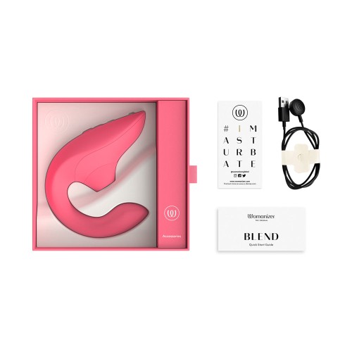 Womanizer Blend Vibrant Rose Dual Stimulator