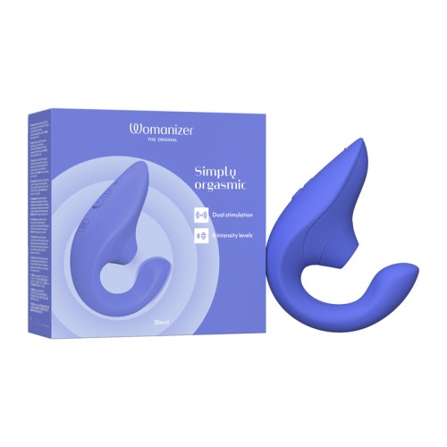 Womanizer Blend Vibrador Conejo Azul Vibrante