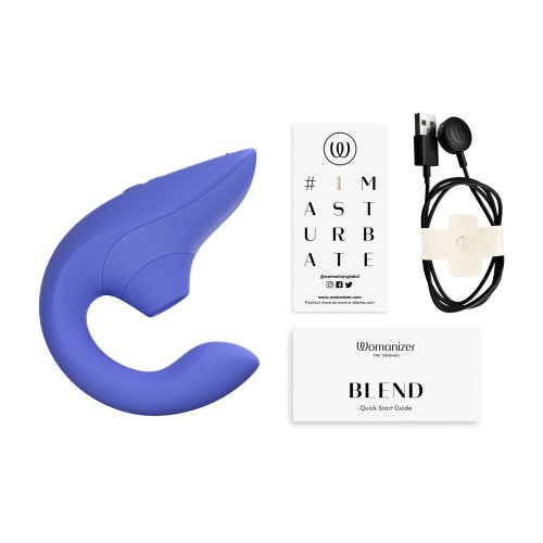 Womanizer Blend Vibrant Blue Rabbit Vibrator