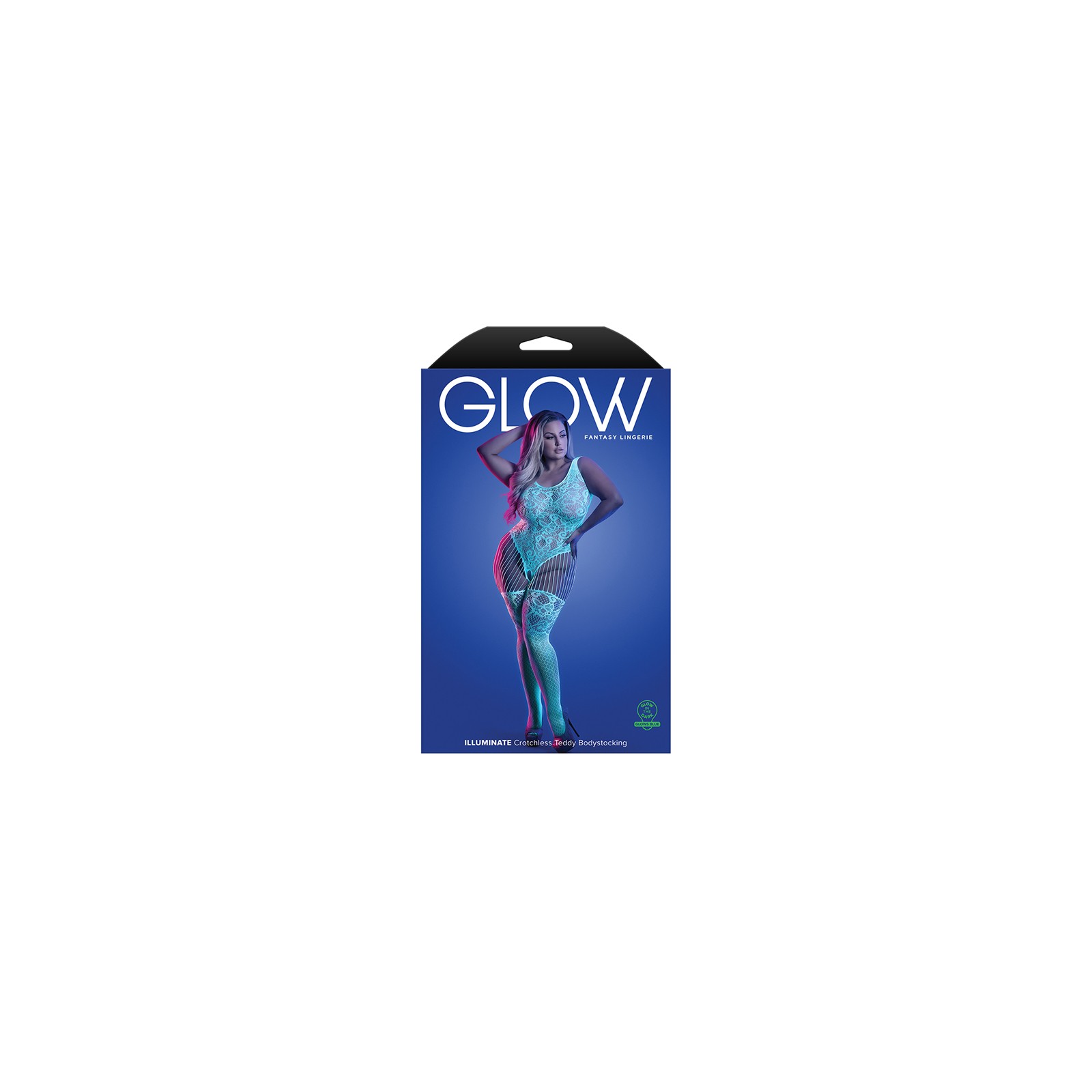 Fantasy Lingerie Glow Bodystocking - Queen Size