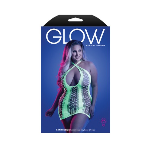 Fantasy Lingerie Glow Synthesize UV Reactive Dress Queen Size