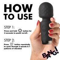 BANG! 10X Mini Silicone Wand - Discreet Pleasure Anywhere